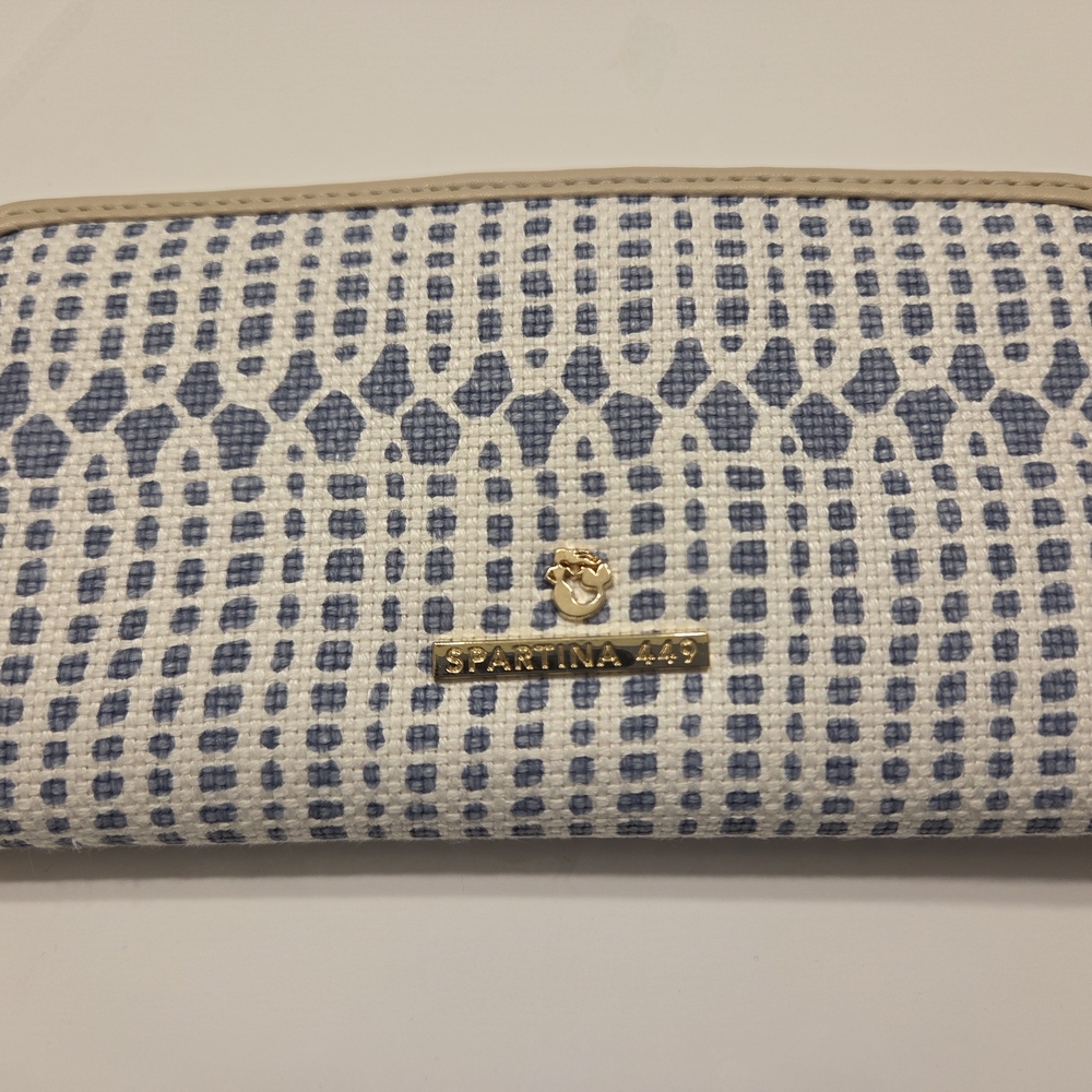 Spartina 449 Blue and White Patterned Wallet